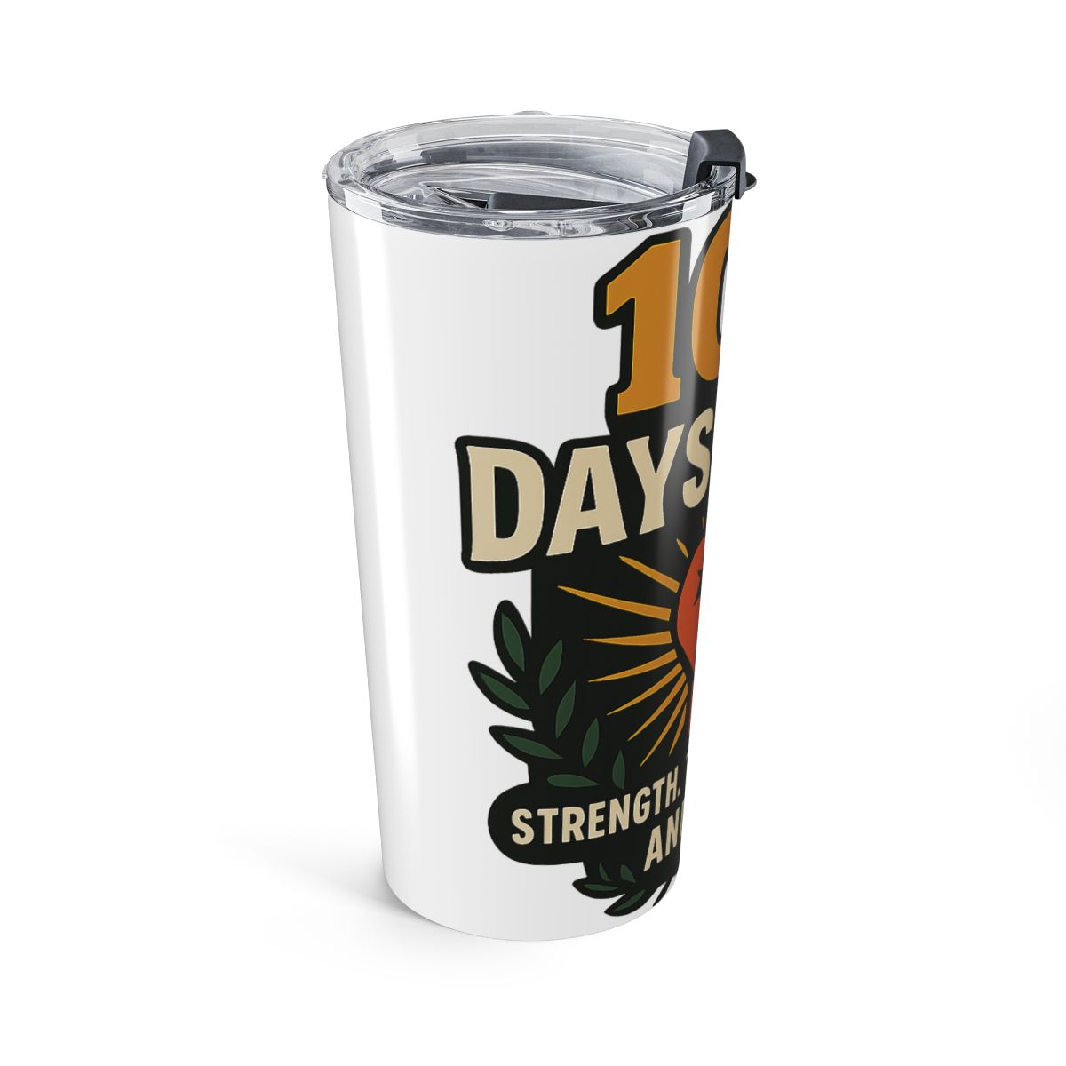 100 Days Sober Milestone Tumbler, Sobriety Gift, Recovery Journey Celebration, Addiction Recovery Gift, Sober Anniversary Present
