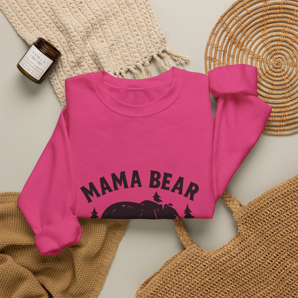 Mama Bear Sweatshirt with Cubs Birth Years, Mother's Day Gift for Mom, Woodland Mom Shirt, Gift from Kids, Mommy and Me Crewneck
