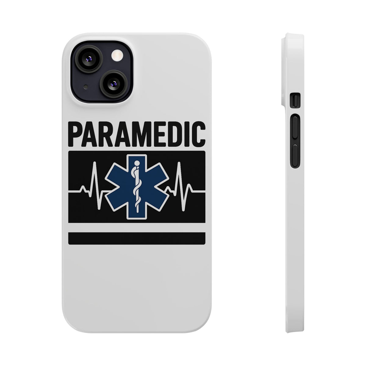 Paramedic Phone Case EMS Gift Heartbeat Star of Life EMT Medical First Responder Thin White Line Hero Appreciation