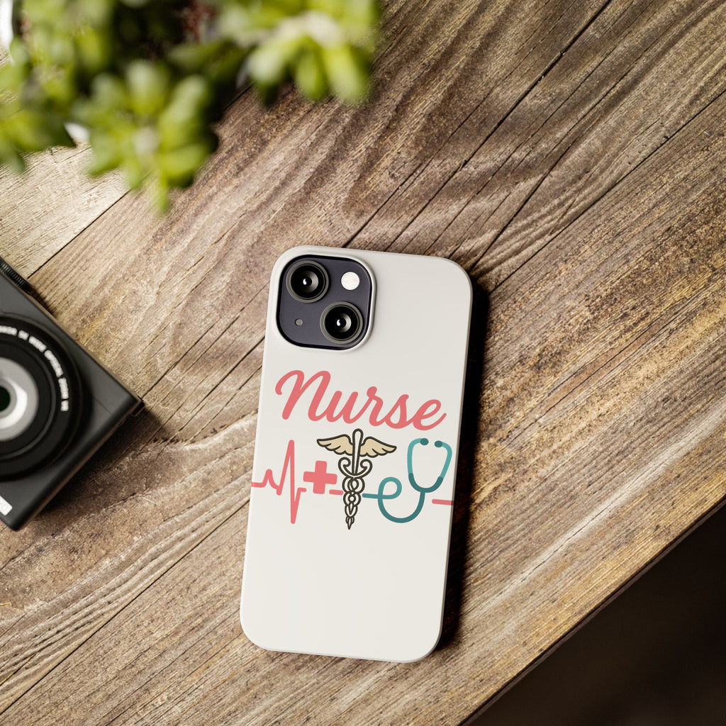 Nurse Phone Case EKG Heartbeat Medical Gift for Nurses RN Nursing Student Appreciation Gift Healthcare Worker iPhone Case