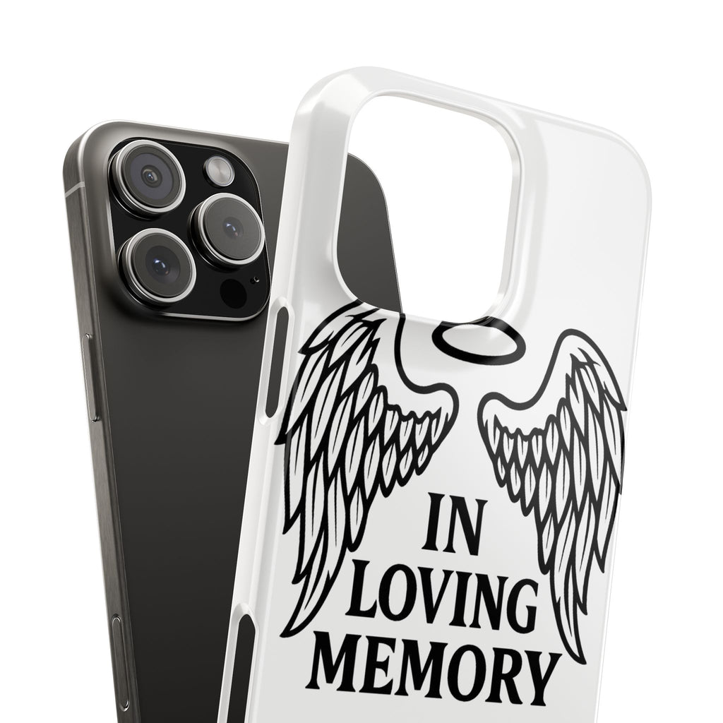 Guardian Angel Wings Phone Case In Loving Memory Sympathy Gift Memorial Remembrance Heaven Spiritual Protection Loss Grief Support