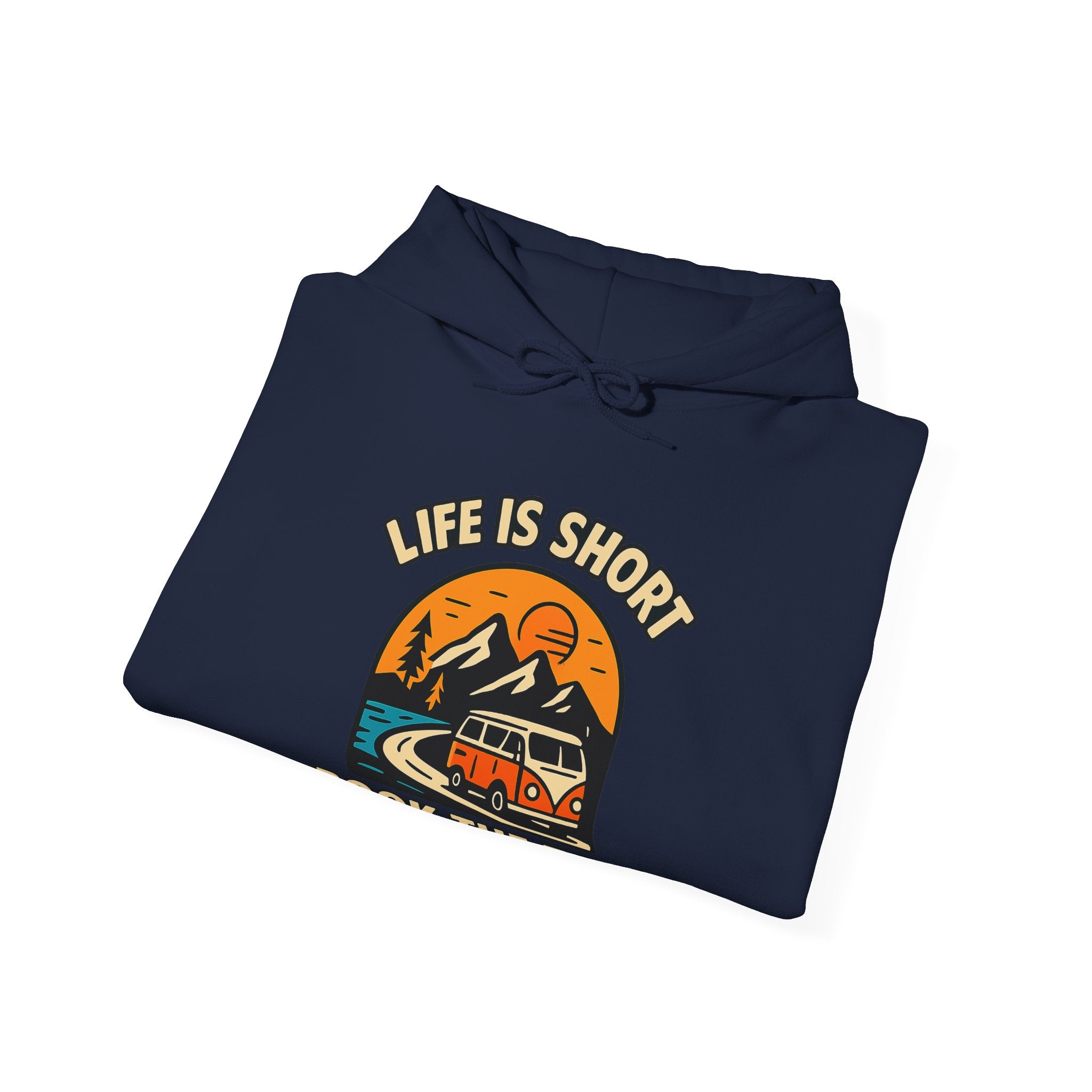Life Is Short Book The Trip Hoodie, Travel Lover Gift, Adventure Seeker Sweatshirt, Wanderlust Clothing, Digital Nomad Gift