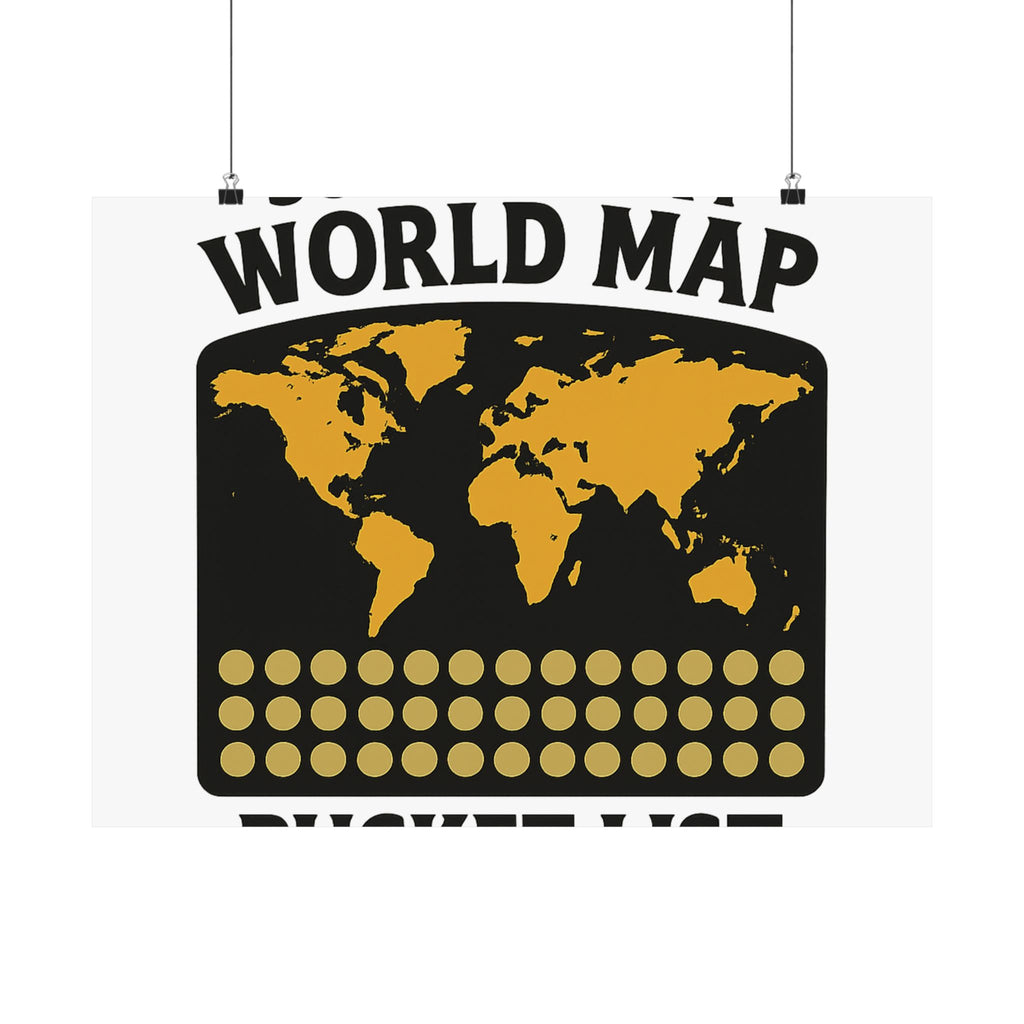 Scratch Off World Map Bucket List Poster Travel Tracker Gift Adventure Wall Art Wanderlust Decor Journey Milestone Chart
