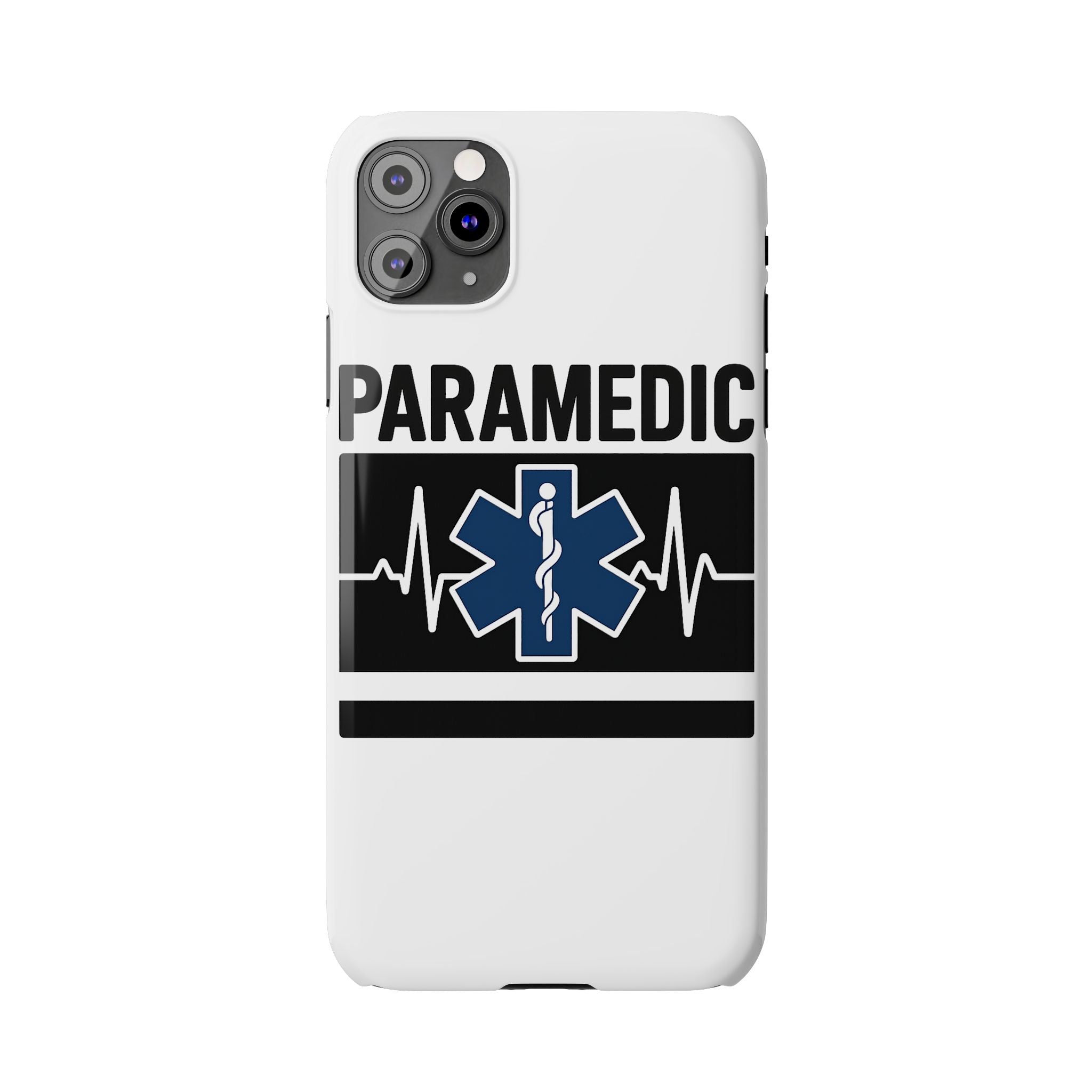 Paramedic Phone Case EMS Gift Heartbeat Star of Life EMT Medical First Responder Thin White Line Hero Appreciation