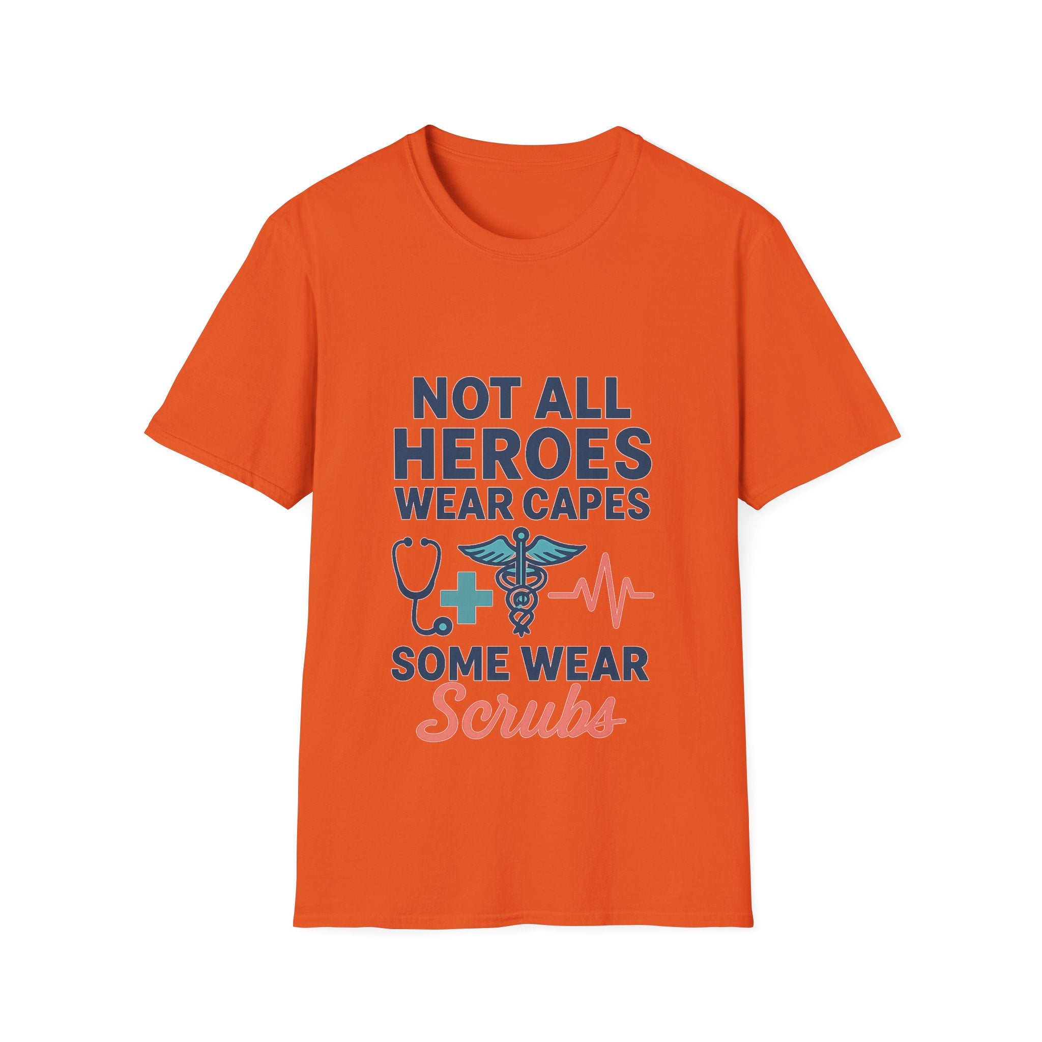 Not All Heroes Wear Capes Some Wear Scrubs Nurse Shirt, Nurse Appreciation Week Gift, Nurse Thank You Tee, Medical Worker Hero