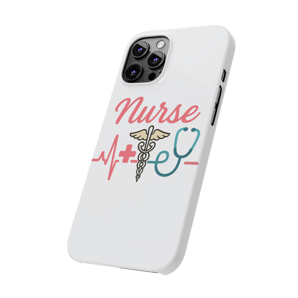 Nurse Phone Case EKG Heartbeat Medical Gift for Nurses RN Nursing Student Appreciation Gift Healthcare Worker iPhone Case