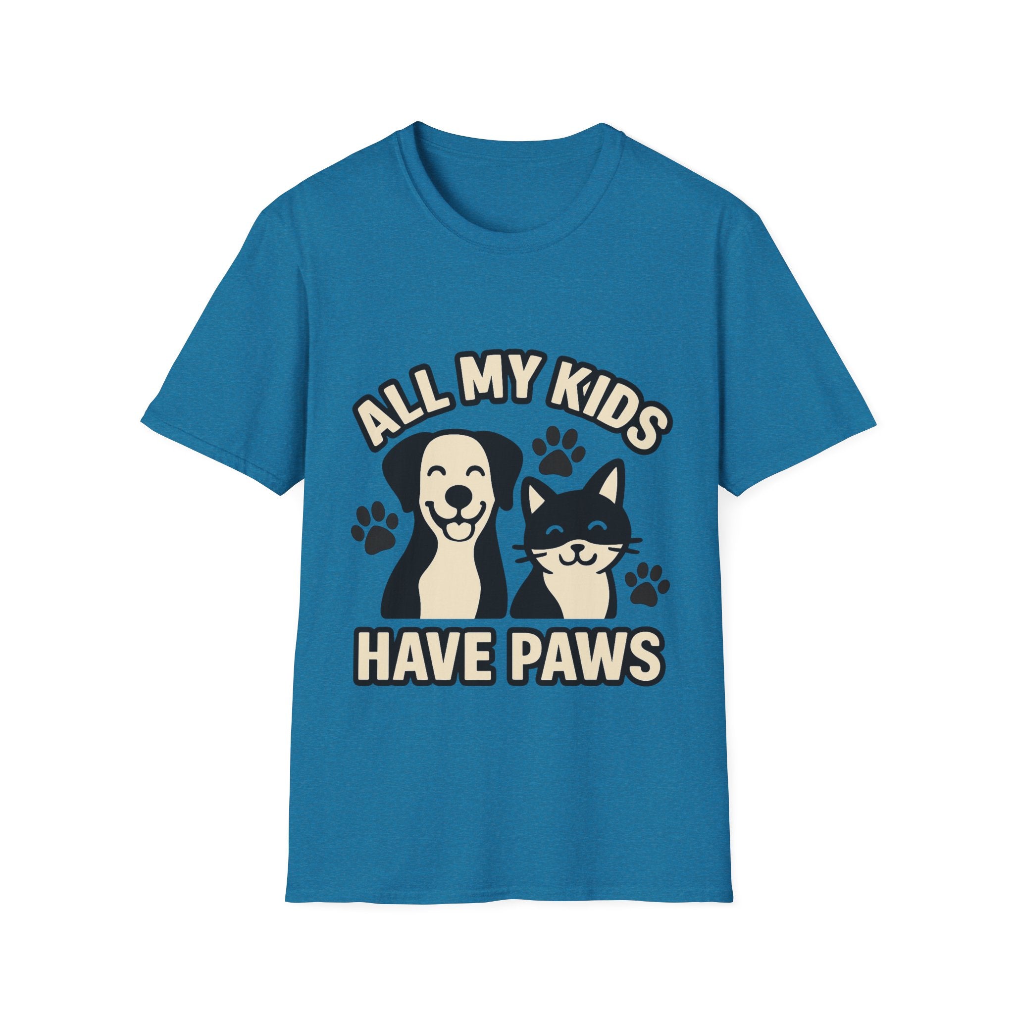 All My Kids Have Paws Shirt, Pet Mom T-Shirt, Dog Mom Cat Mom Gift, Fur Mama Tee, Pet Parent Shirt, Mothers Day Gift for Dog Lover