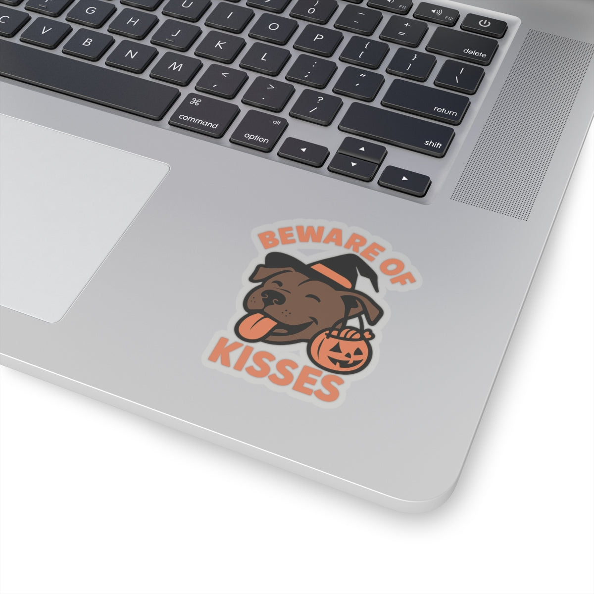 Beware of Kisses Pitbull Halloween Sticker Pack