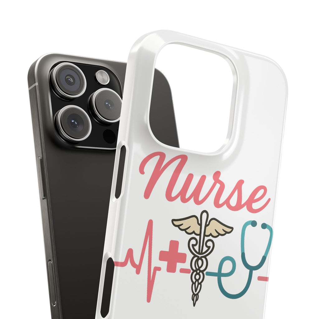 Nurse Phone Case EKG Heartbeat Medical Gift for Nurses RN Nursing Student Appreciation Gift Healthcare Worker iPhone Case