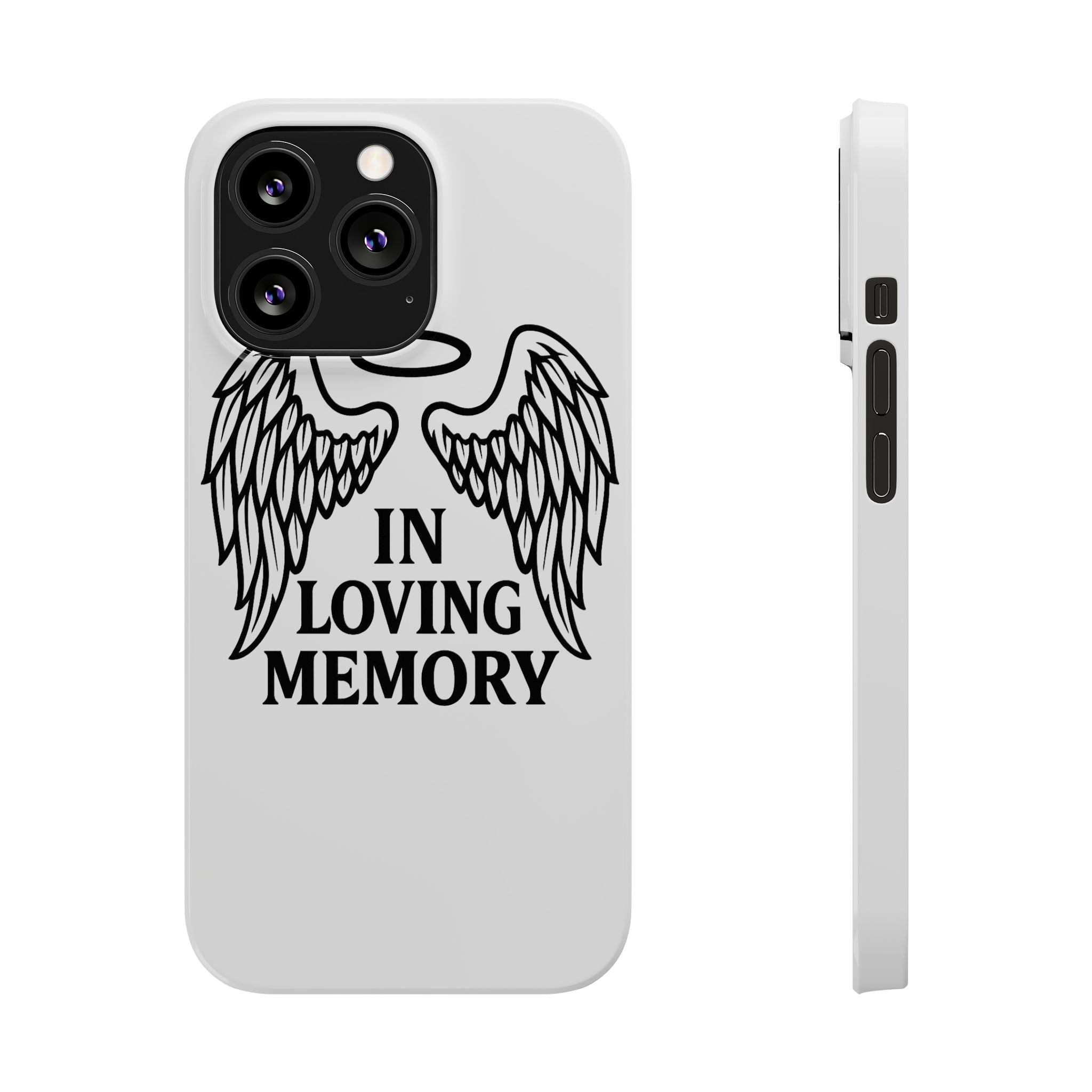 Guardian Angel Wings Phone Case In Loving Memory Sympathy Gift Memorial Remembrance Heaven Spiritual Protection Loss Grief Support
