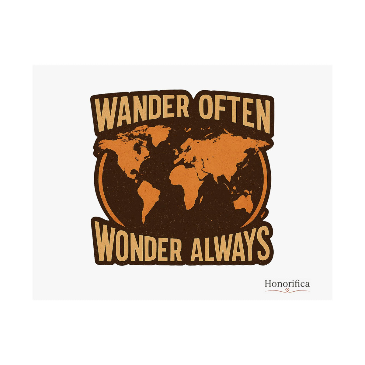 Wander Often Wonder Always Print, Vintage World Map Poster, Travel Wall Art, Wanderlust Decor, Adventure Quote, Dorm Room Decor