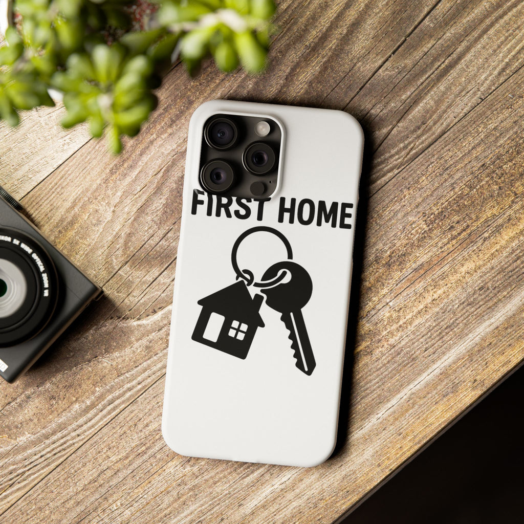 First Home Keys Phone Case, New Homeowner Gift, Housewarming Present, Minimalist House Key Design, First Time Home Buyer Gift