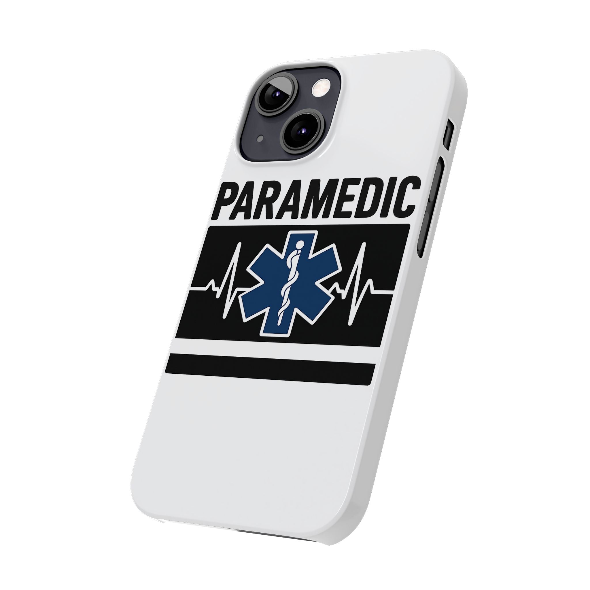 Paramedic Phone Case EMS Gift Heartbeat Star of Life EMT Medical First Responder Thin White Line Hero Appreciation