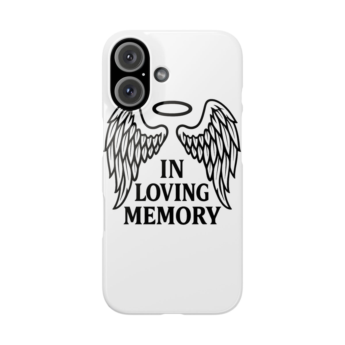 Guardian Angel Wings Phone Case In Loving Memory Sympathy Gift Memorial Remembrance Heaven Spiritual Protection Loss Grief Support