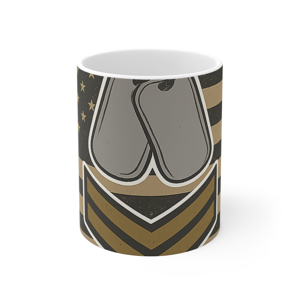 In Loving Memory Veteran Memorial Mug | Custom Military Tribute Gift | Personalized Veterans Day Remembrance | Gold Star Family