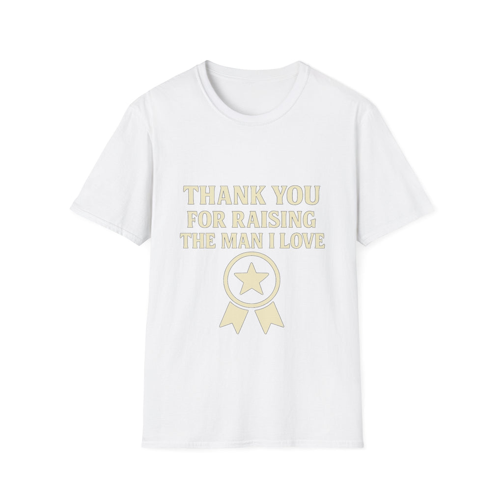 Thank You For Raising The Man I Love Shirt, Mother In Law Gift, Mothers Day Gift From Daughter In Law, MIL Appreciation Tee