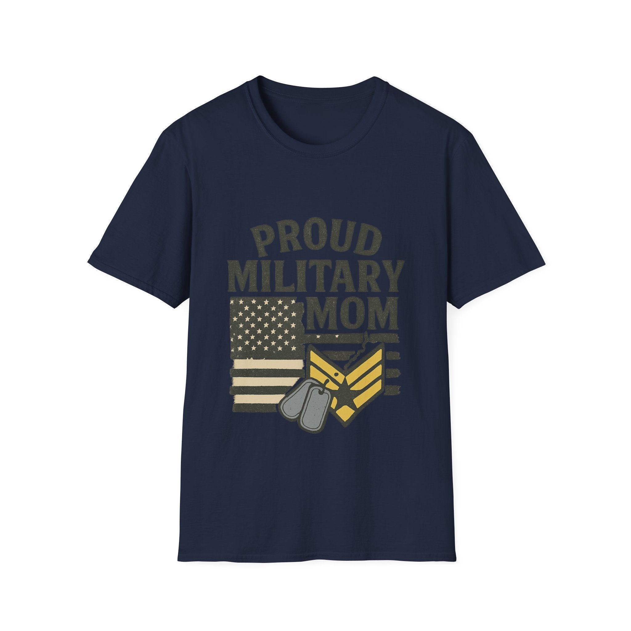 Proud Military Mom Shirt, My Heart Serves Too Tee, Army Mom Gift, Navy Mom, Marine Mom, Air Force Mom T-Shirt, Military Mother