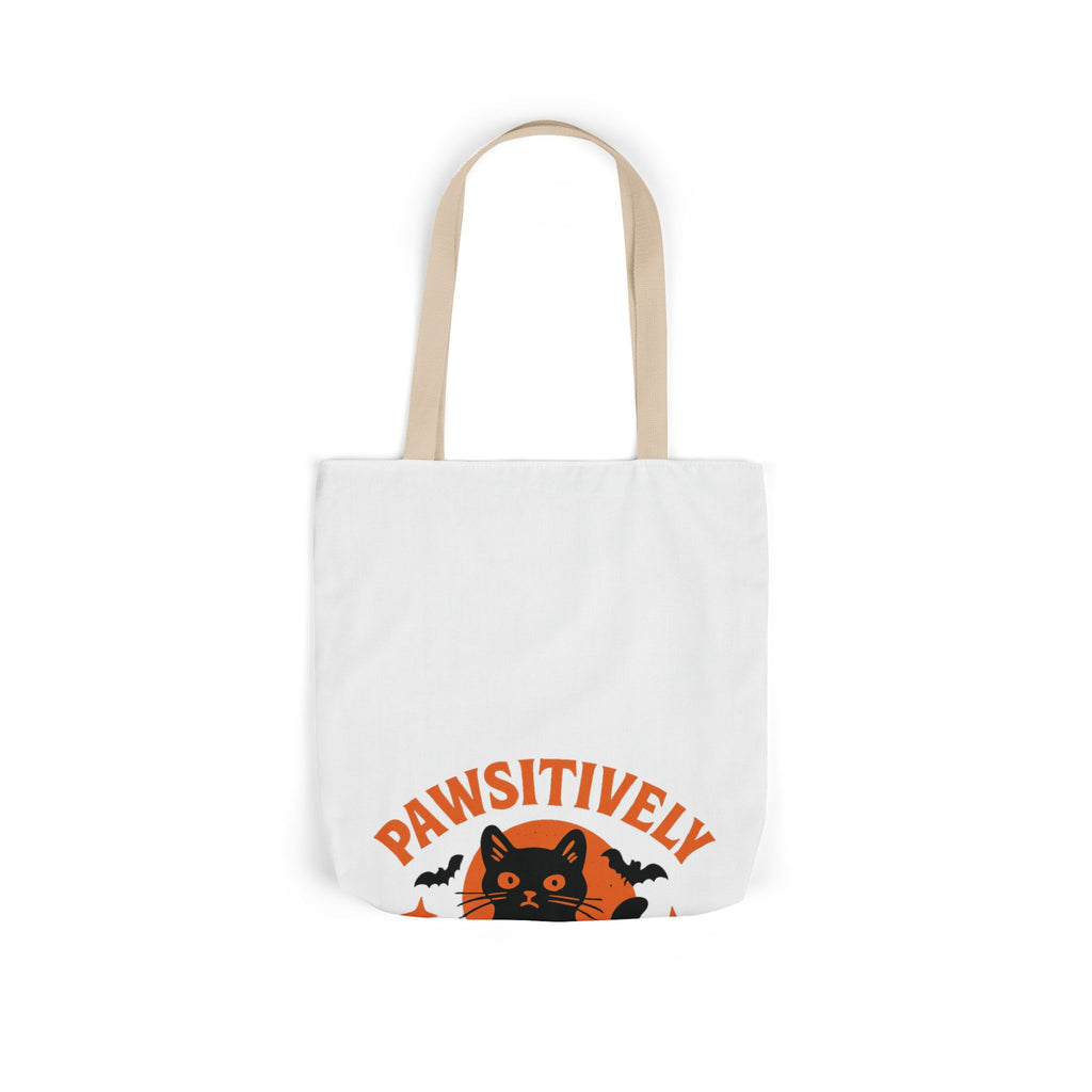 Pawsitively Spooky Cat Lover Halloween Tote Bag