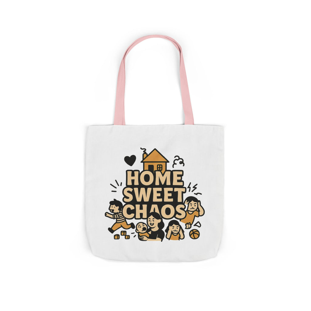 Home Sweet Chaos Tote Bag, Funny Mom Life Gift, Parenting Humor Canvas Tote, New Mom Gift, Chaotic Family Life, Gift for Mom