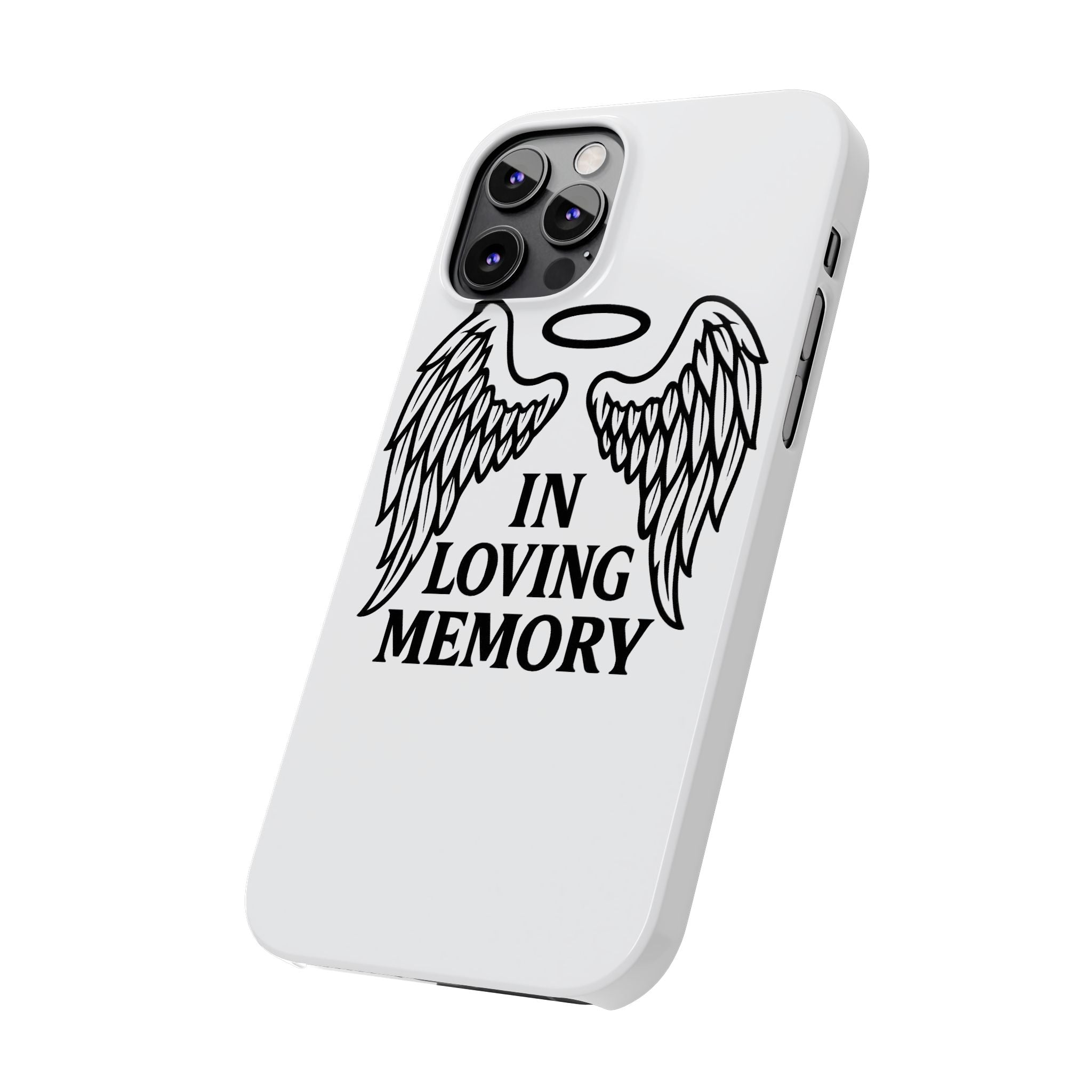 Guardian Angel Wings Phone Case In Loving Memory Sympathy Gift Memorial Remembrance Heaven Spiritual Protection Loss Grief Support