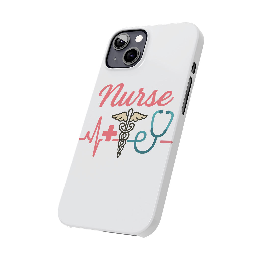 Nurse Phone Case EKG Heartbeat Medical Gift for Nurses RN Nursing Student Appreciation Gift Healthcare Worker iPhone Case