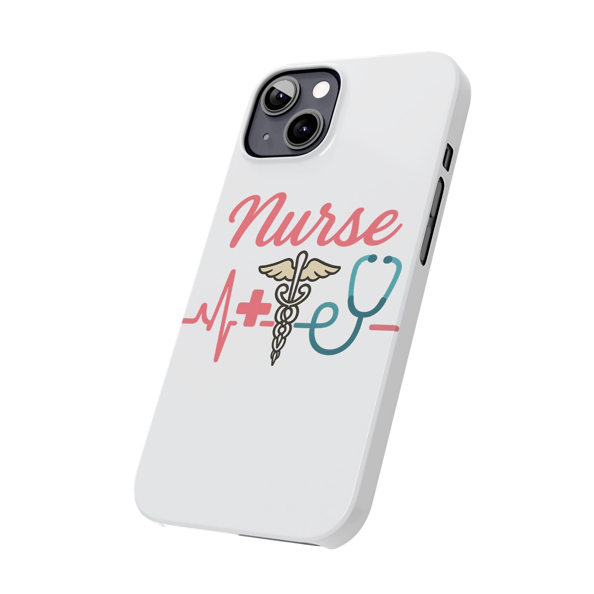 Nurse Phone Case EKG Heartbeat Medical Gift for Nurses RN Nursing Student Appreciation Gift Healthcare Worker iPhone Case