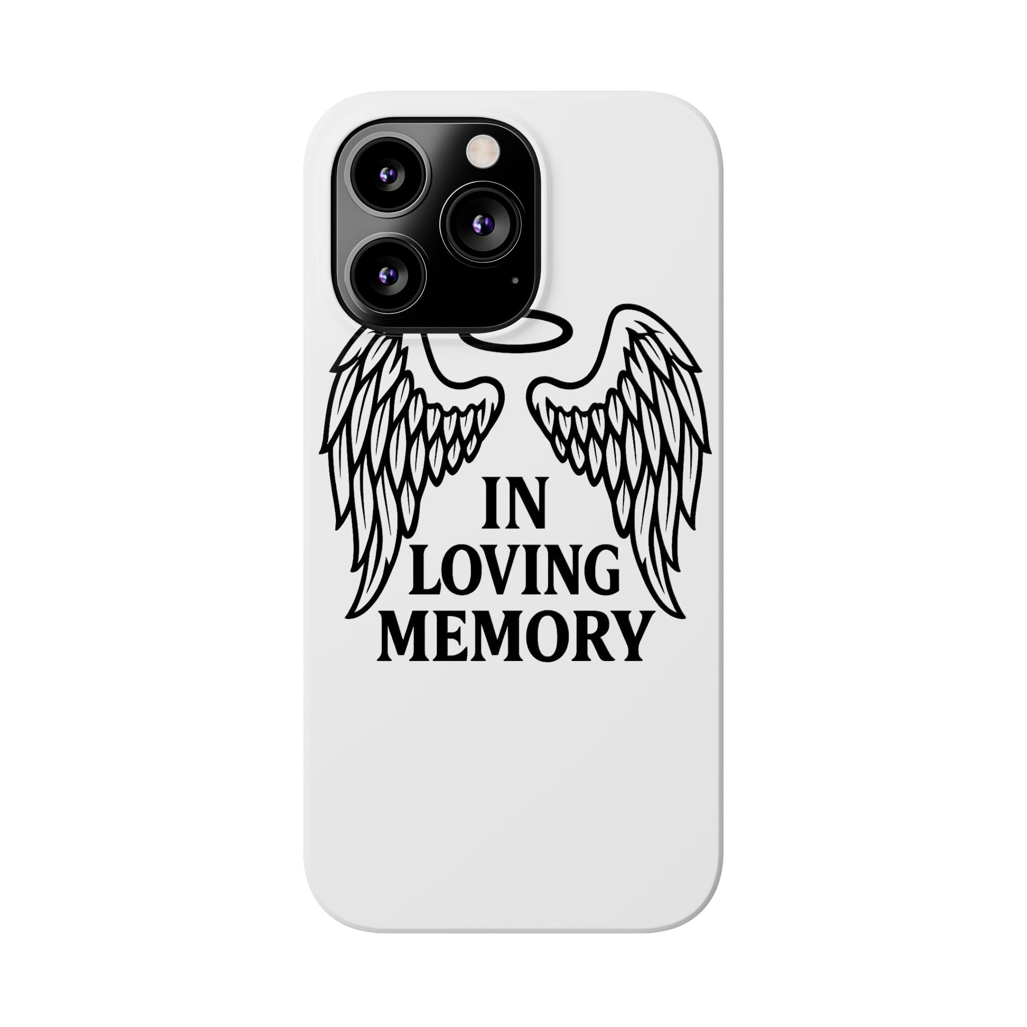 Guardian Angel Wings Phone Case In Loving Memory Sympathy Gift Memorial Remembrance Heaven Spiritual Protection Loss Grief Support