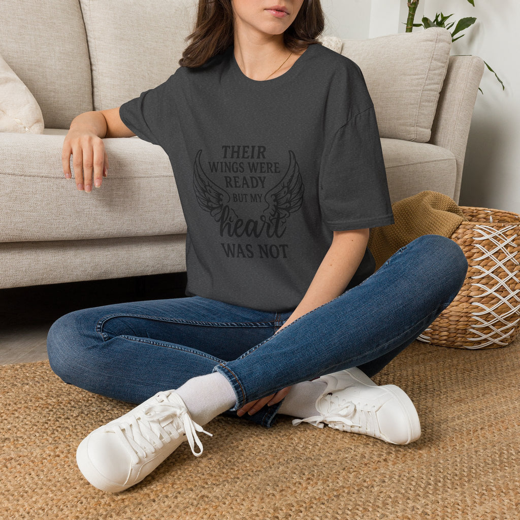 Their Wings Were Ready T-Shirt, Memorial Shirt, Grief Loss Remembrance Tee, Angel Wings Quote Shirt, Sympathy Gift Bereavement