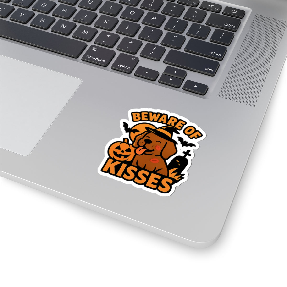 Beware Of Kisses Dog Halloween Sticker Pack