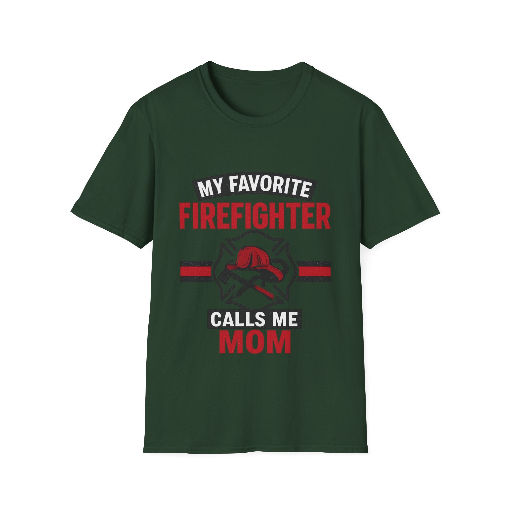My Favorite Firefighter Calls Me Mom Shirt, Firefighter Mom Gift, Mother's Day Shirt, Proud Fire Mom Tee, Fireman Mom T-Shirt