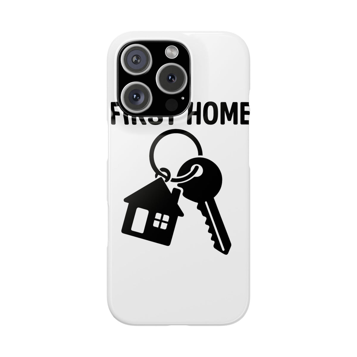 First Home Keys Phone Case, New Homeowner Gift, Housewarming Present, Minimalist House Key Design, First Time Home Buyer Gift