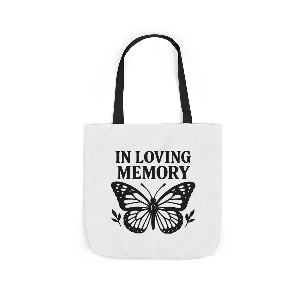 Butterfly Memorial Tote Bag, In Loving Memory Gift, Funeral Remembrance, Celebration of Life, Sympathy Gift for Loss