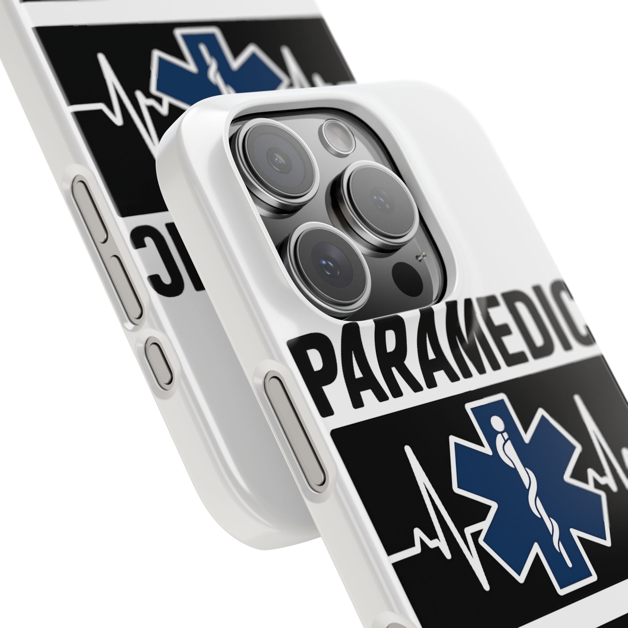 Paramedic Phone Case EMS Gift Heartbeat Star of Life EMT Medical First Responder Thin White Line Hero Appreciation