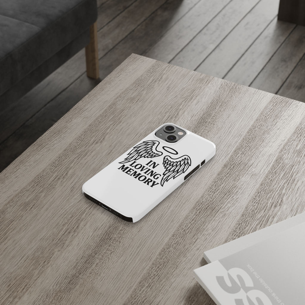 Guardian Angel Wings Phone Case In Loving Memory Sympathy Gift Memorial Remembrance Heaven Spiritual Protection Loss Grief Support