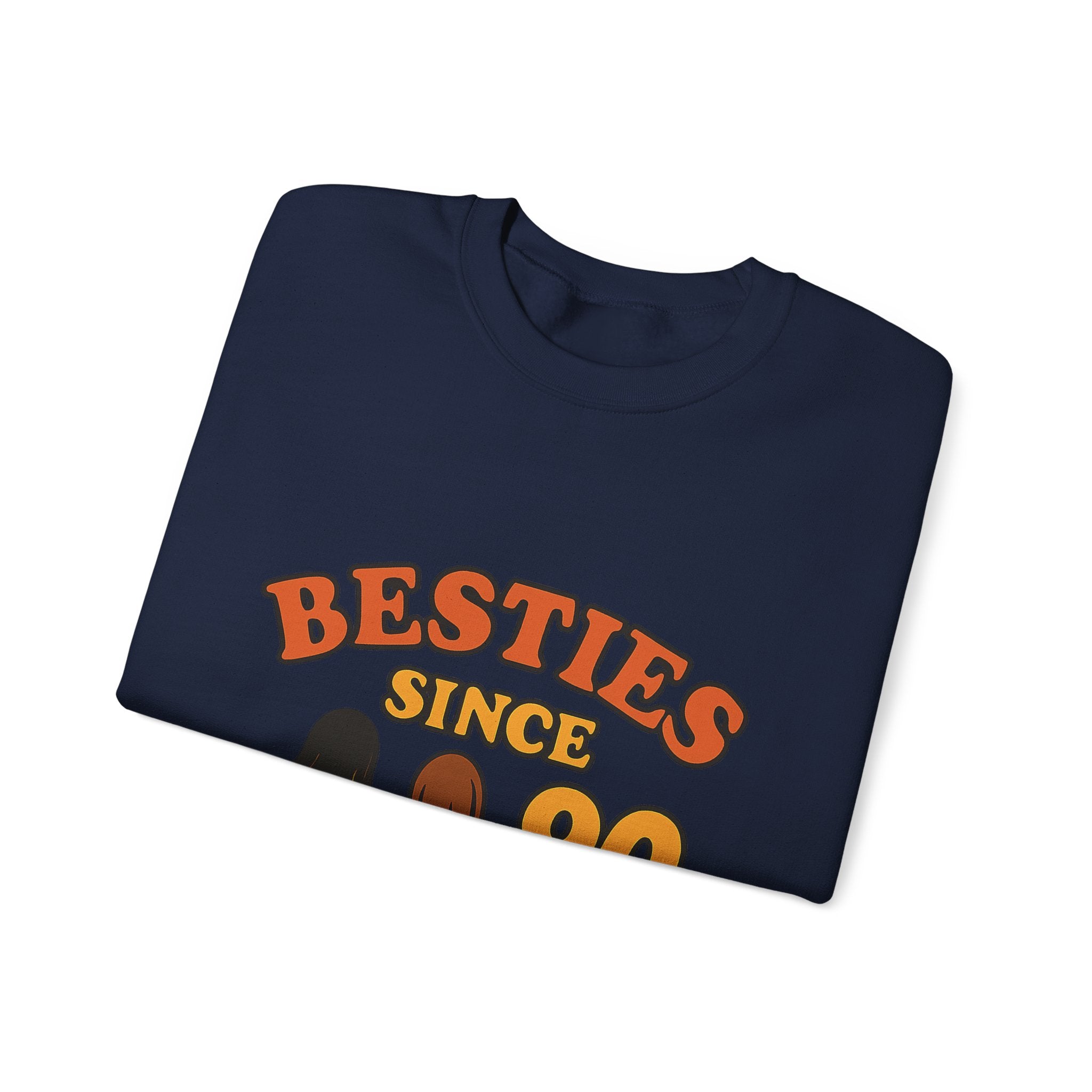 Besties Since Retro Years Sweatshirt 90s Nostalgia Best Friend Gift Friendship Anniversary Vintage Aesthetic Crewneck