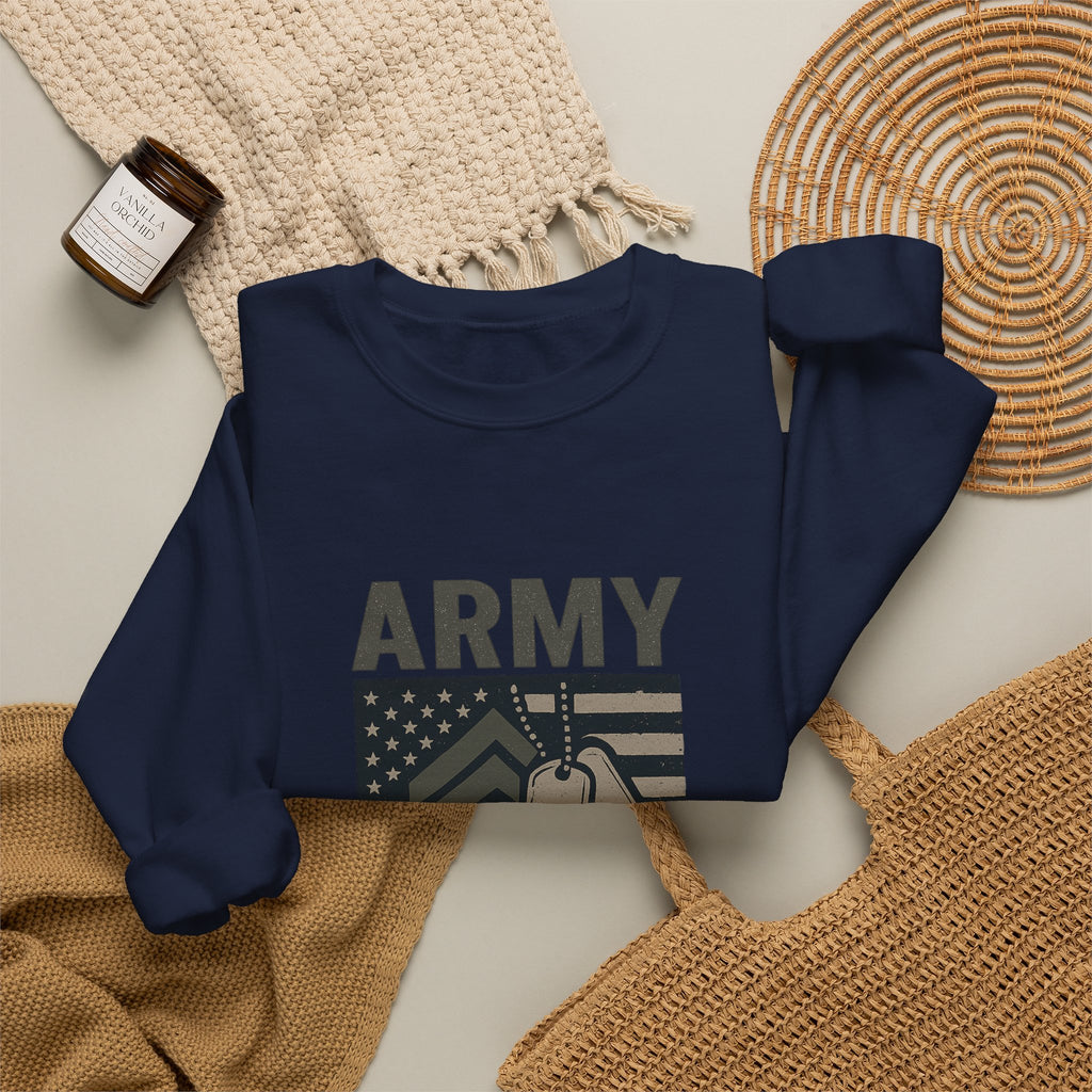 Army Strong Dad Sweatshirt, Military Father's Day Gift, Active Duty Dad Shirt, Army Dad Appreciation, Patriotic Military Family