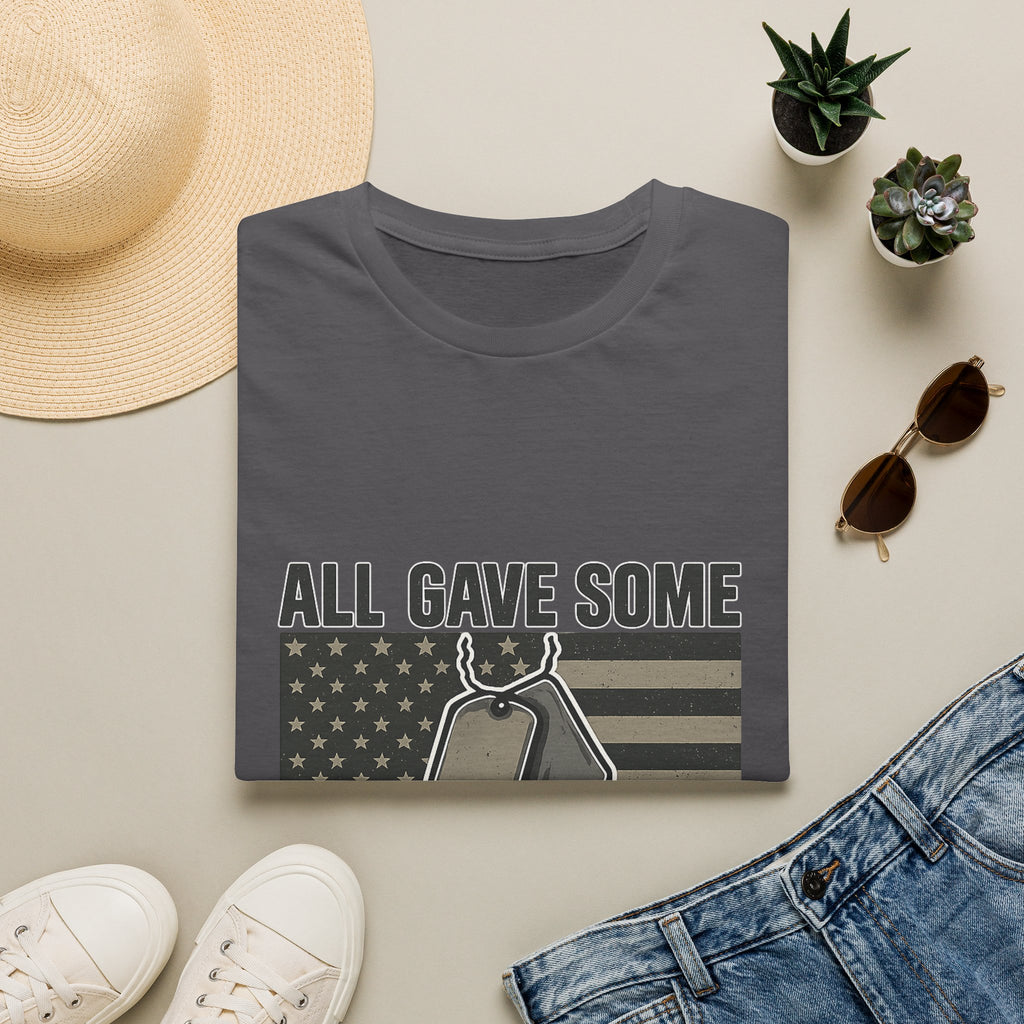 Custom Veteran Shirt | All Gave Some Some Gave All | Personalized Veterans Day Gift | Military Family Pride Tshirt with Name & Dates
