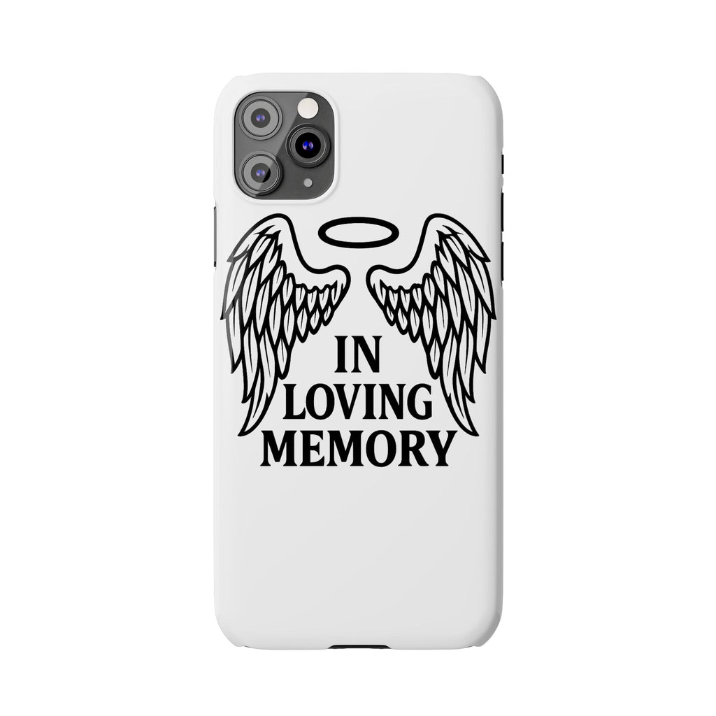 Guardian Angel Wings Phone Case In Loving Memory Sympathy Gift Memorial Remembrance Heaven Spiritual Protection Loss Grief Support