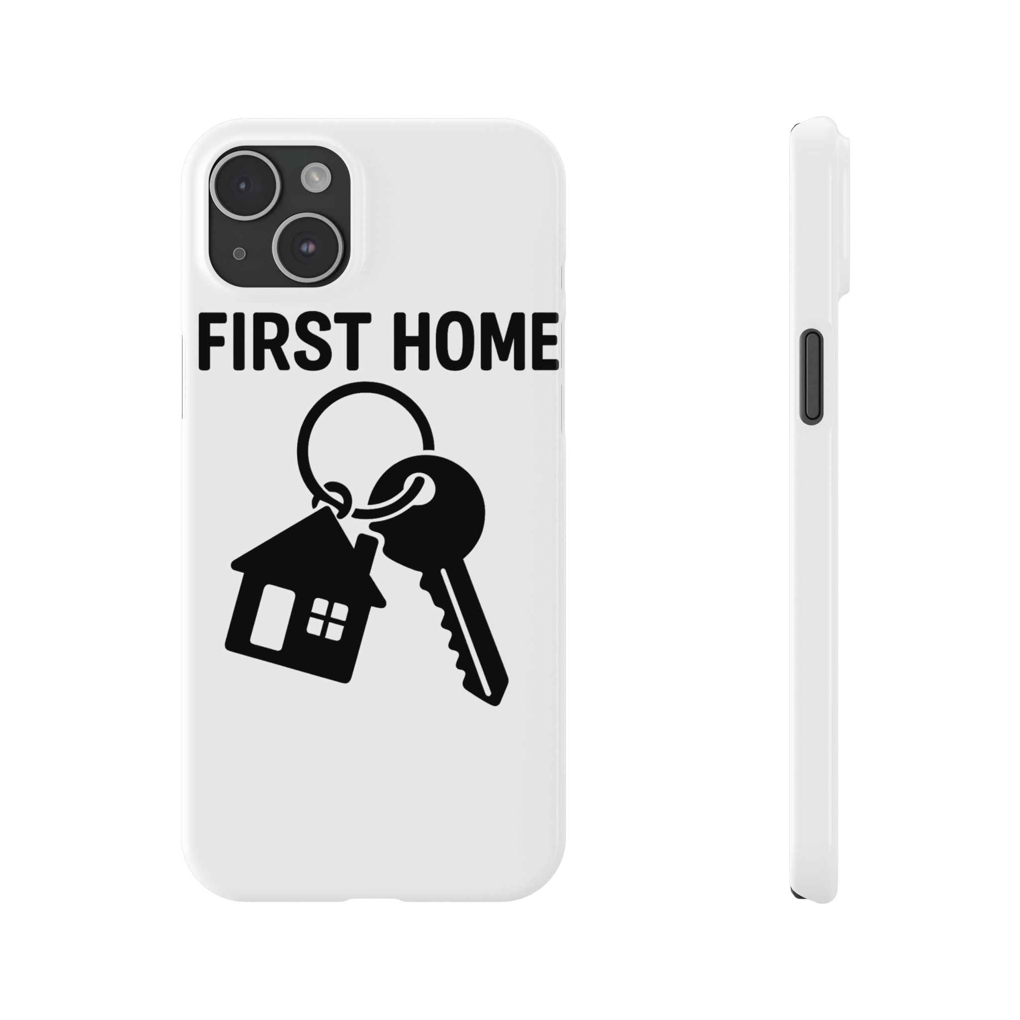 First Home Keys Phone Case, New Homeowner Gift, Housewarming Present, Minimalist House Key Design, First Time Home Buyer Gift