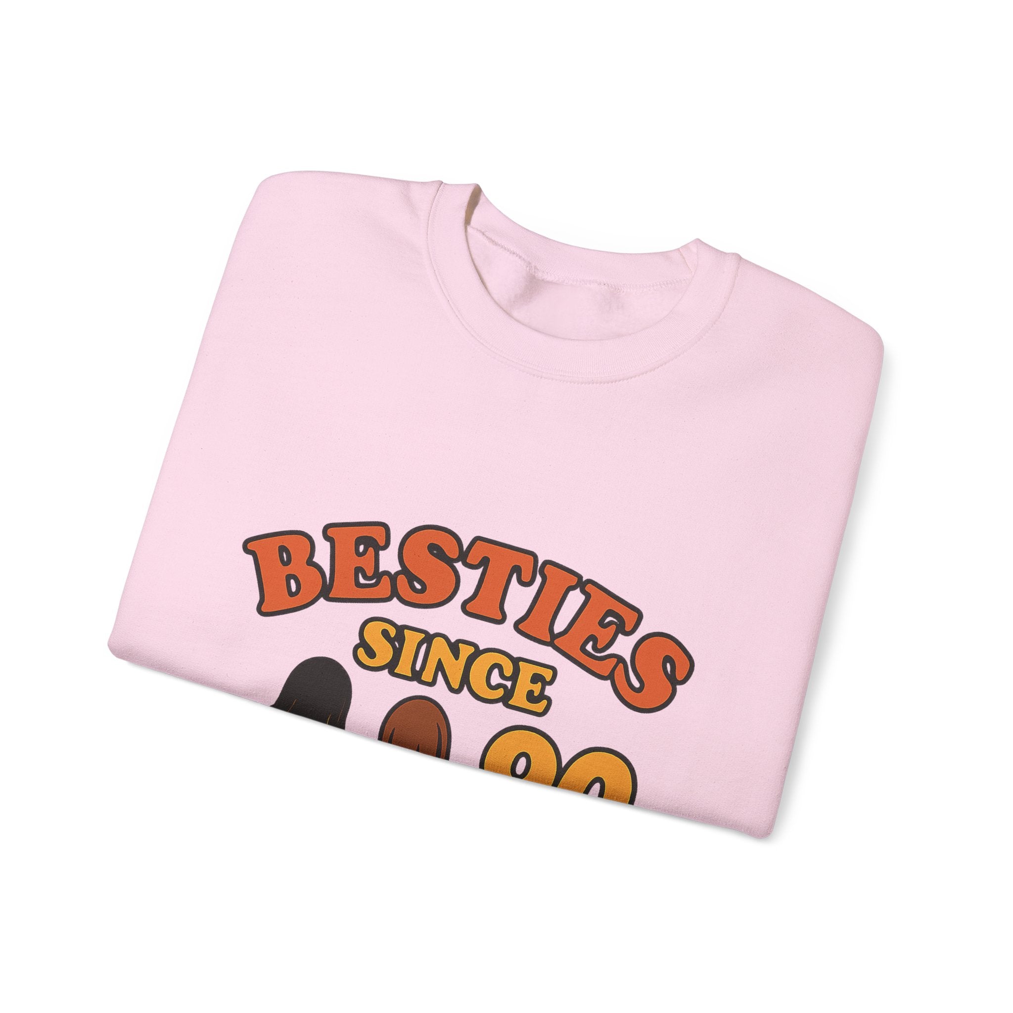 Besties Since Retro Years Sweatshirt 90s Nostalgia Best Friend Gift Friendship Anniversary Vintage Aesthetic Crewneck