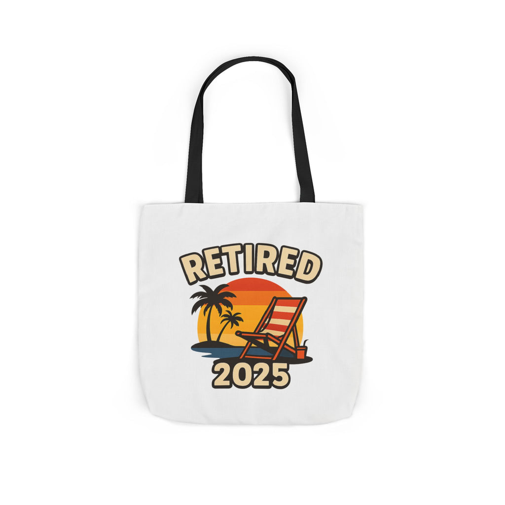Retired 2025 Tote Bag Beach Chair Sunset Retirement Gift Retiree Beach Bag Retirement Party Favor Coworker Gift Farewell Gift