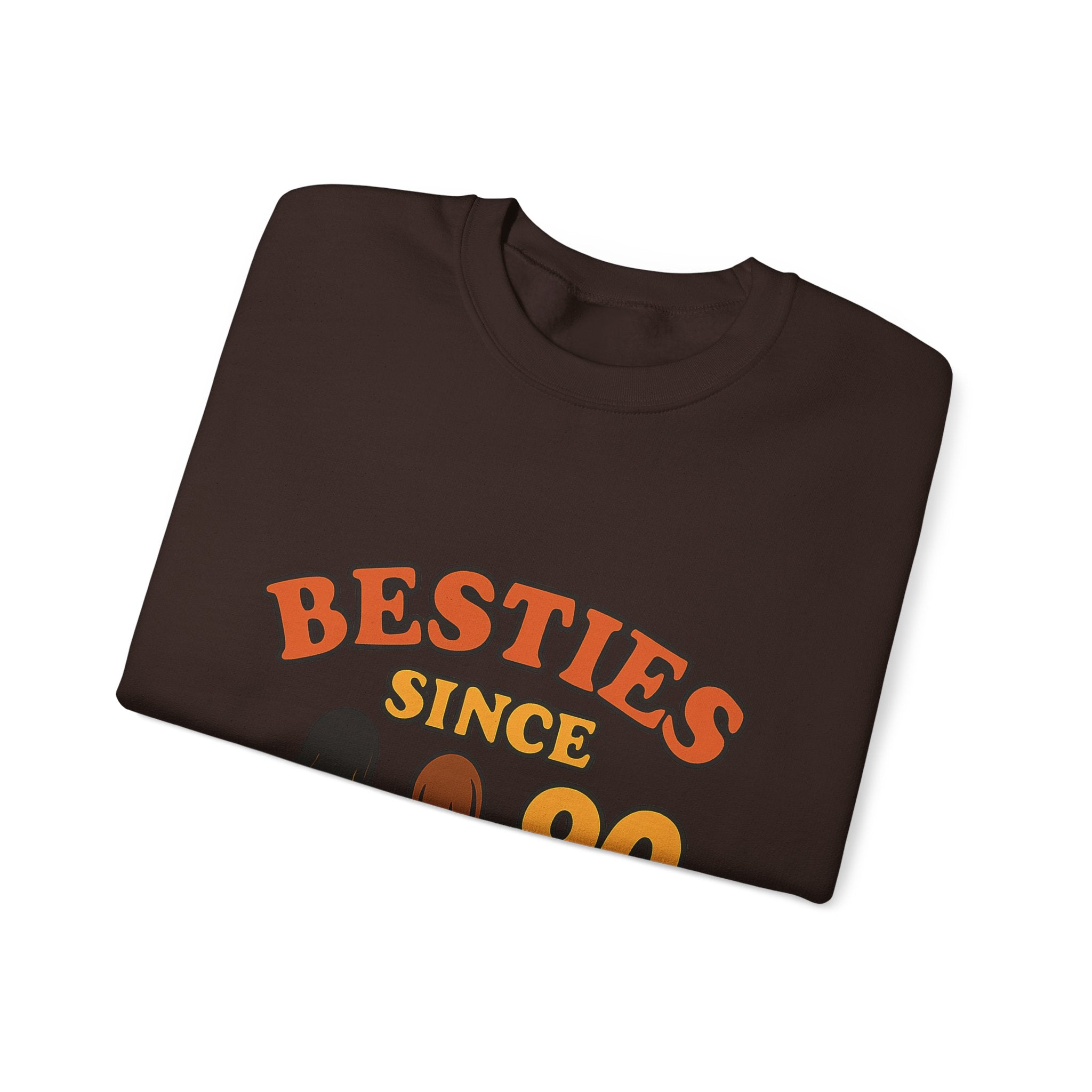 Besties Since Retro Years Sweatshirt 90s Nostalgia Best Friend Gift Friendship Anniversary Vintage Aesthetic Crewneck