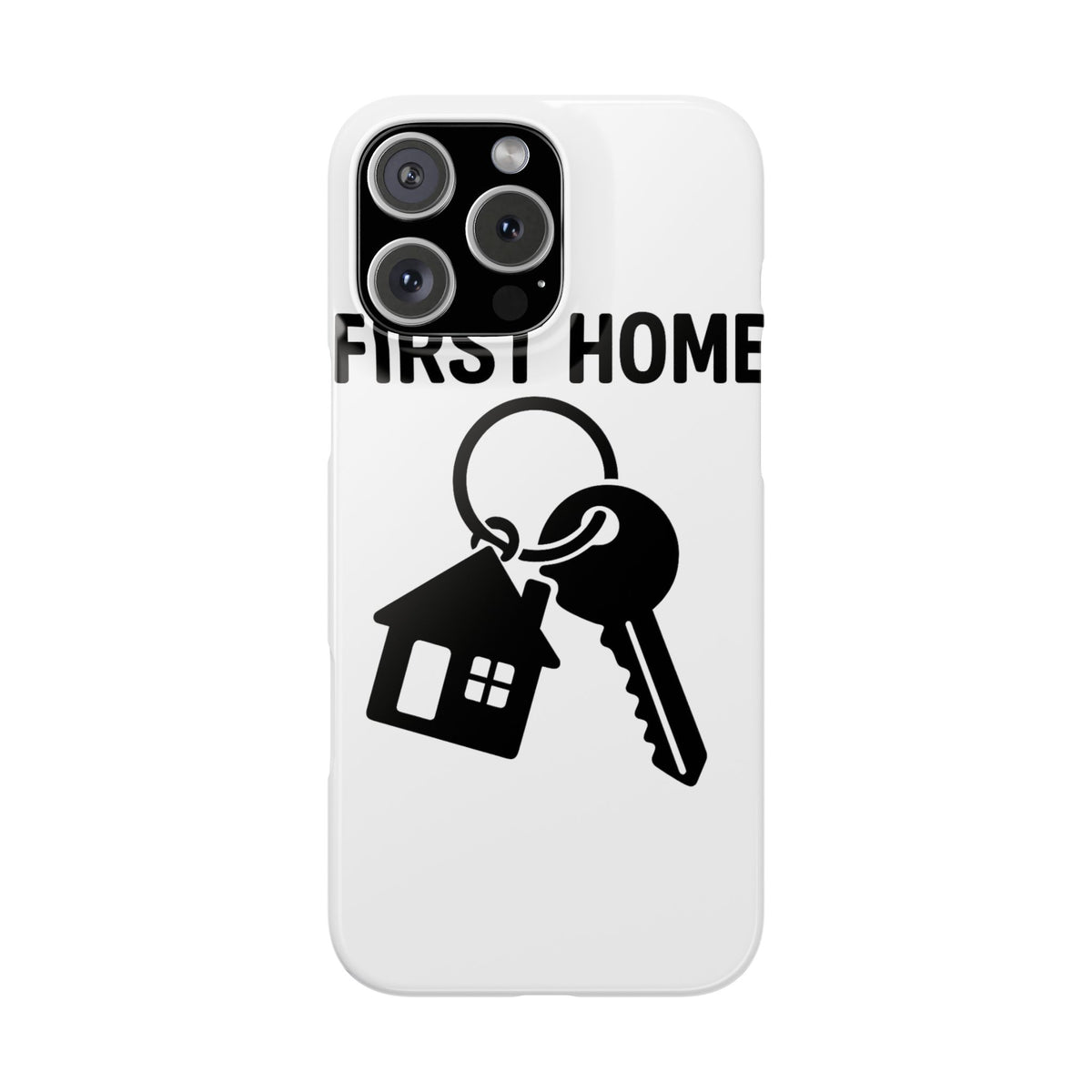 First Home Keys Phone Case, New Homeowner Gift, Housewarming Present, Minimalist House Key Design, First Time Home Buyer Gift