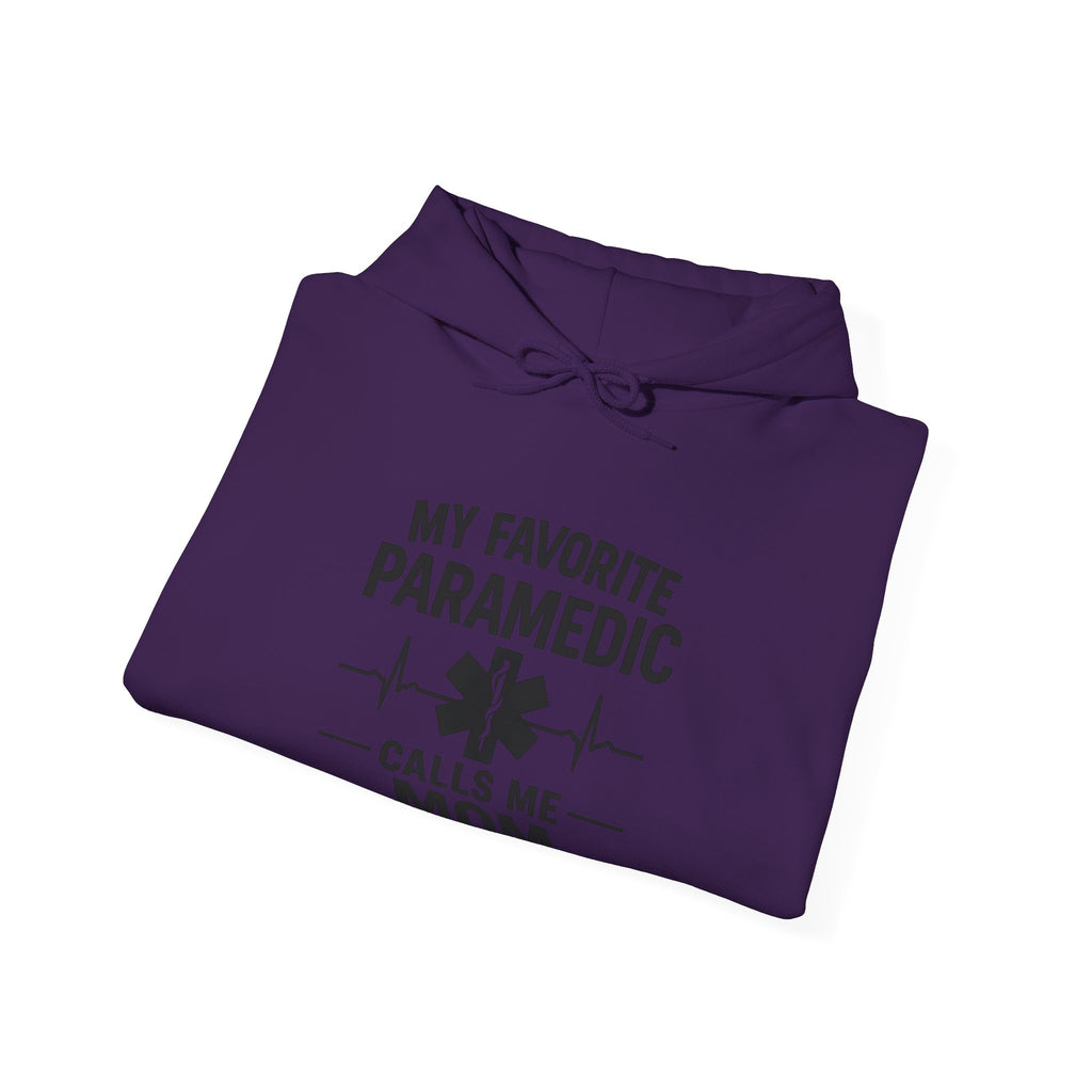 My Favorite Paramedic Calls Me Mom Hoodie, Proud EMS Mom Gift, Paramedic Mother Gift, Emergency Medical Services Sweatshirt