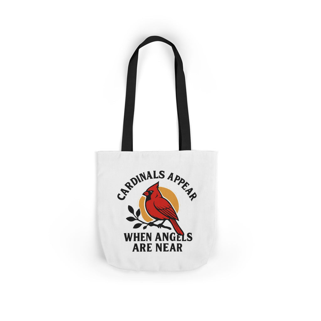 Cardinal Visitor Tote Bag, Cardinals Appear When Angels Are Near, Memorial Gift for Loss of Loved One, Sympathy Gift Mom