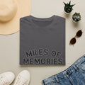 Personalized Anniversary Shirt for Couples | Miles of Memories Custom Odometer Tee | Romantic Travel Gift with Coordinates & Names