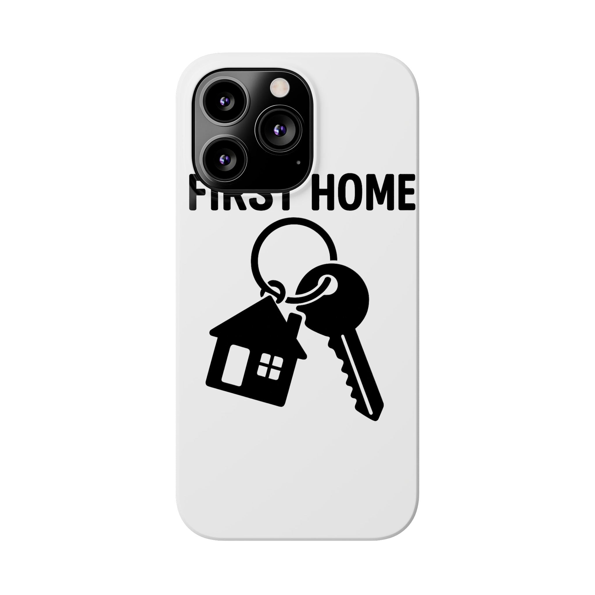First Home Keys Phone Case, New Homeowner Gift, Housewarming Present, Minimalist House Key Design, First Time Home Buyer Gift