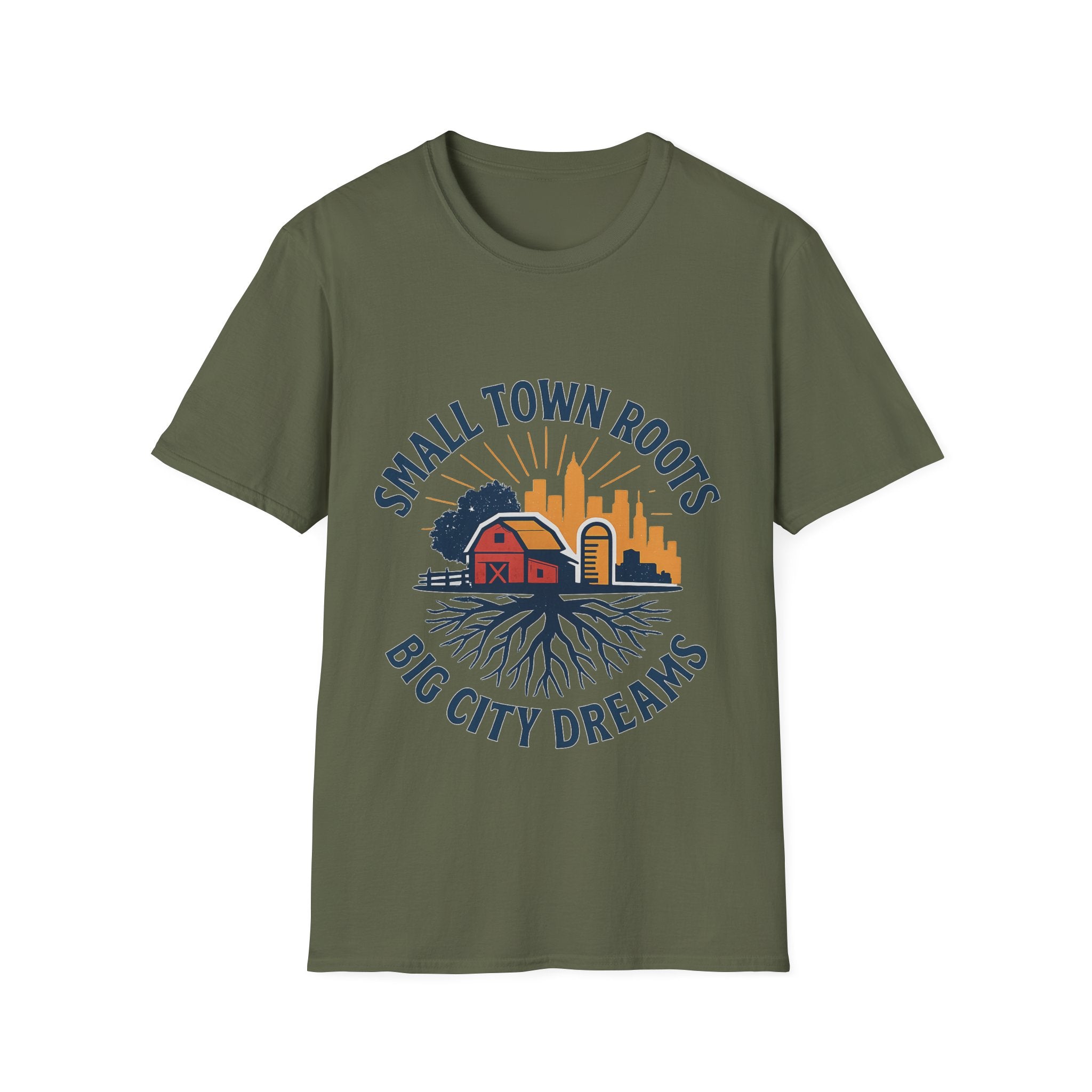 Small Town Roots Big City Dreams Shirt, Hometown Pride Tee, Vintage Americana Tshirt, Country Girl Gift, Small Town Pride