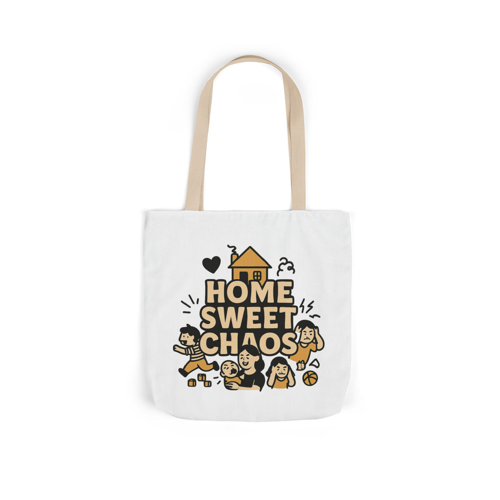 Home Sweet Chaos Tote Bag, Funny Mom Life Gift, Parenting Humor Canvas Tote, New Mom Gift, Chaotic Family Life, Gift for Mom