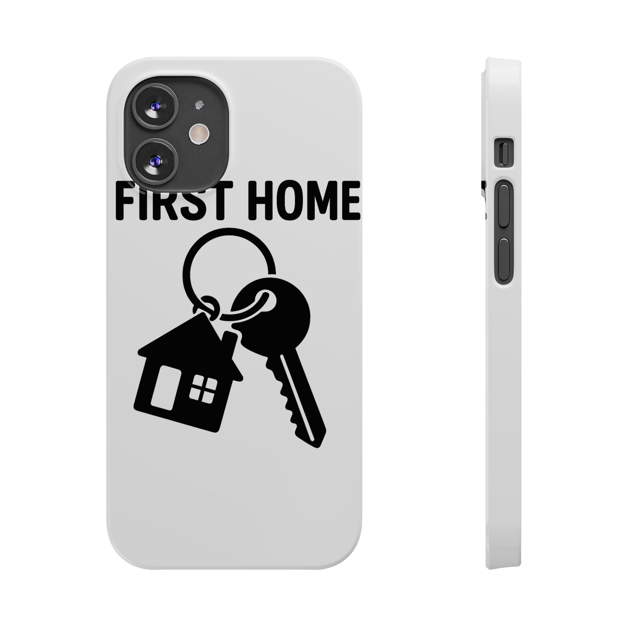 First Home Keys Phone Case, New Homeowner Gift, Housewarming Present, Minimalist House Key Design, First Time Home Buyer Gift